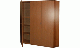 Шкаф  3-створчатый для одежды, из ДСП, комбинированный "ШО-3"