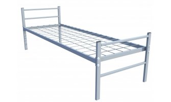 Кровать металлическая одноярусная сетка сварная 100*100 мм "КС-0" эконом-класс