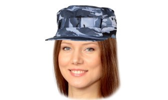 Кепи охранника летнее КМФ серый вихрь