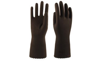 Перчатки КЩС-2 L-U-032 (латекс, без внутреннего покрытия, толщ.0,40мм) Manipula