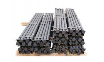 Столб D76мм.с крючком 2,4м