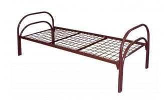 Кровать металлическая одноярусная усиленная 1С-7