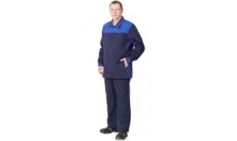 Костюм "СИРИУС-СCOTTON" куртка, брюки, тк. Frall 240A с накл.К80/Щ20