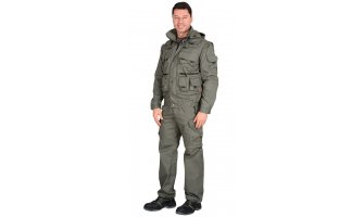 Костюм "СИРИУС-Тигр" куртка, брюки (тк. Rodos 245) Оливковый