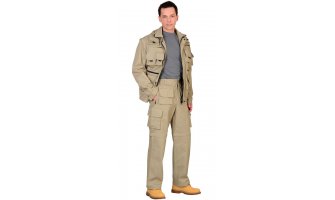 Костюм "СИРИУС-Тигр" куртка, брюки (тк. Rodos 245) Песочный