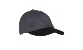 Кепка- Бейсболка т.серая с черным козырьком (тк. Rodos)