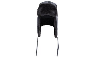 Шапка-ушанка "СИРИУС-ЛЮКС" т.серая (тк. смесовая)