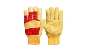 Перчатки утеп-е кожаные "ДИГГЕР" комбинир-е, кожа1,4мм,мех650 г/м2, трик.манжет дл28см,р10.5 ПЕР263