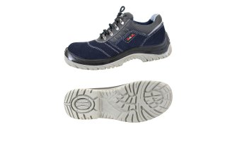 Полуботинки "SAVEL-Универсал" замша (синие) ПУ-ПУ