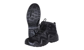 Ботинки СИРИУС-ДОЗОР замша (черные), ПУ-Нитрил